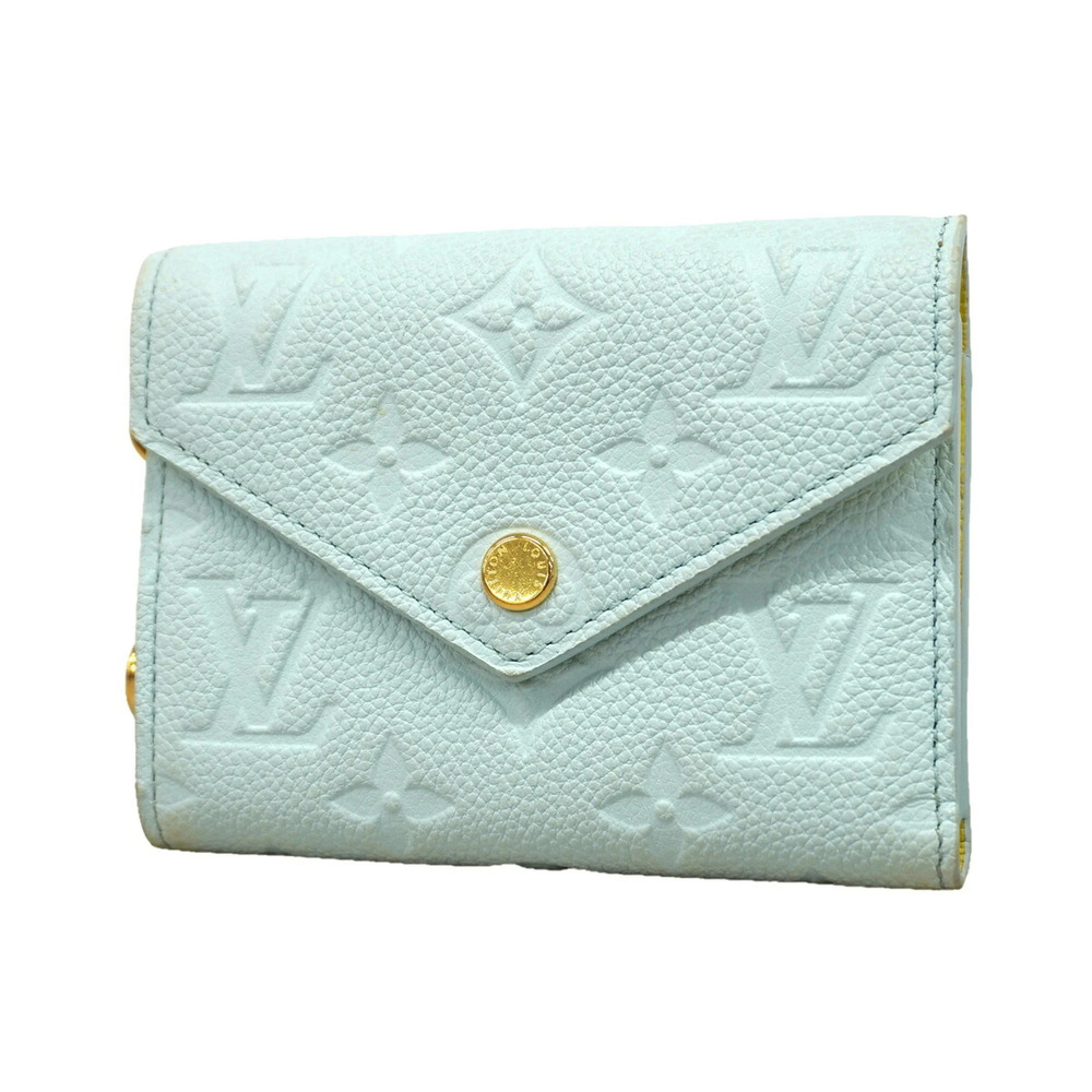 Louis Vuitton Tri-fold Wallet Monogram Empreinte Portefeuille Victorine M2829...